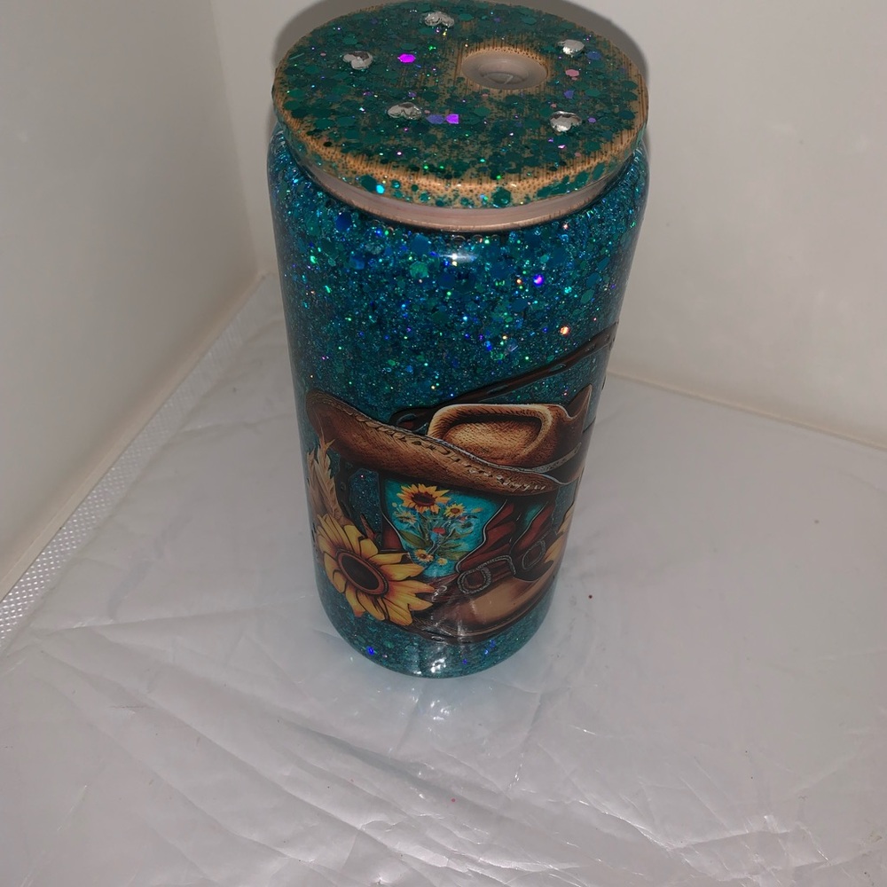 Cowgirl SnowGlobe Cup